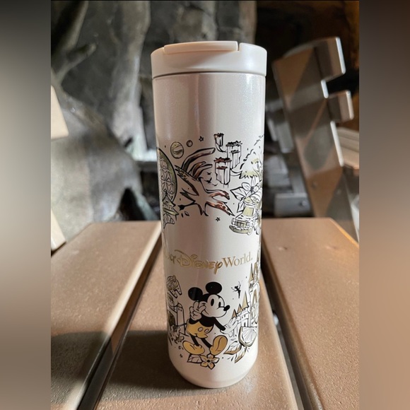 Disney Starbucks Mickey Mouse Tumbler 4 WDW Parks - Picture 8 of 9